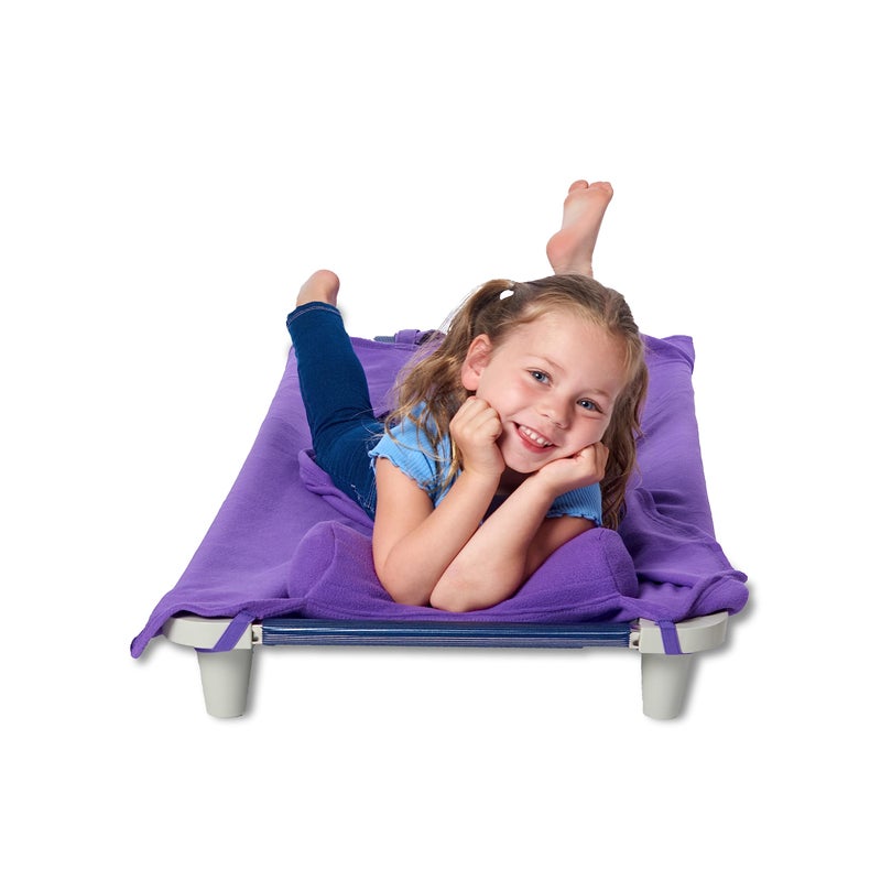 ROLLEE POLLEE Northwest Rollee Pollee Nap Sac Roll-Up Toddler Blanket with Attached Pillow - Soft Fleece Preschool Nap Mat for Daycare or Travel - Machine Washable - Red - Image 5